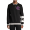 Eleven Paris Contrast Trim Logo Polo Sweatshirt