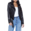 Blue Revival Belted Faux Leather Biker Jacket