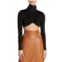 Johanna Ortiz Nurata Cropped Turtleneck Top