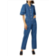 Sea New York Marble Cargo Denim Jumpsuit