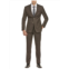 English Laundry Slim Fit Windowpane Wool Blend Suit