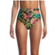 PatBO Tropicalia Palm High Rise Cut Out Bikini Bottom