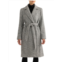 Sofia Cashmere Herringbone Wool Blend Wrap Coat