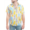 Saryans Arthur Short Sleeve Abstract Button Down Shirt