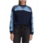 Sea Palmer Patchwork Ribbed Sweatshirt