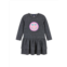 Andy & Evan Little Girls Hacci Smiley Face Peplum Dress