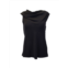 The Row Asymmetric Draped Top In Black Viscose