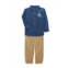 Calvin Klein Jeans Baby Boys 2-Piece Chambray Logo Top & Pants Set