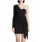 Halston Heritage Ashlynn One Shoulder Mini Dress