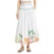 Lela Rose Embroidered Fruit Maxi Skirt