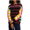 Christopher John Rogers Striped Relaxed Wool Sweater