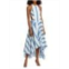 Rosie Assoulin Halter Stripe Midi Dress