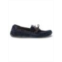 Bottega Veneta Intrecciato Driving Loafers In Blue Suede Flats Loafers