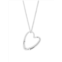 John Hardy Silver Bamboo Heart Pendant Necklace