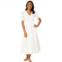 MOON RIVER Knitted Button Top Dress with Tiered Bottom