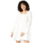 MOON RIVER Poplin Asymmetrical Tiered Mini Dress