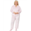 Womens Karen Neuburger Plus Size Novelties Minky Long Sleeve Girlfriend PJ w/ Sock