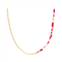 Dee Berkley 18 Red Glass Bead Necklace