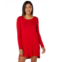 Michael Lauren Hale Long Sleeve High-Low Dress