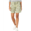 Dylan by True Grit Sun-Washed Cotton Camo Bermuda Tie Shorts