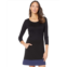 Nicole Miller Ponte Scoop Neck Dress