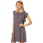 Womens Lilla P Ruffle Trim Sleeveless Dress