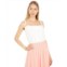 Bobi Los Angeles Beach Crepe Tie Shoulder Top