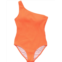 Snapper Rock Tangerine One Shoulder Swimsuit