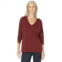 Womens Lisette L Montreal Casey Cotton V-Neck Sweater