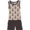 Kickee Pants Kids Tank & Cargo Shorts Outfit Set (Toddler)