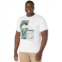 Johnny Bigg Big & Tall Jungle Leaf Print Crew Tee