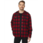 L.L.Bean Mens LLBean Scotch Plaid Hooded Shirt Slightly Fitted Regular