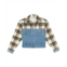 Vintage Havana Kids Plaid and Denim Shacket (Little Kids/Big Kids)