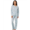 Womens Karen Neuburger Long Sleeve Cardigan PJ Set