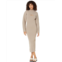 MOON RIVER Textured Midi Sweaterdress with Matching Turtleneck Bolero