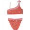 Hobie Kids Pineapple Paradise One Shoulder Bralette and Hipster Set (Big Kids)