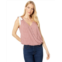 Bobeau Sleeveless Surplice Top