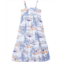 Kenzo Kids Strappy Dress All Over Printed Dress (Big Kids)