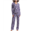 Womens Karen Neuburger Floral Girlfriend Notch Collar PJ Set