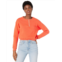 MONROW 1/2 Zip Cropped Sweatshirt