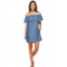 Womens Tommy Bahama Chambray Off the Shoulder Dress Cover-Up