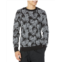 Good Man Brand Floral Jacquard Crew Sweater