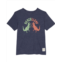 The Original Retro Brand Kids Tri-Blend Rexcellent Dino Crew Neck Tee (Big Kids)