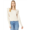 BCBGMAXAZRIA Ruffle Shoulder Sweater