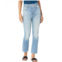 7 For All Mankind Easy Slim Cropped in Palma Rosa/Destroy