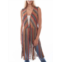 Scully serape fringe vest in multi