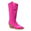 Corkys Footwear womens metallic howdy cowboy boot in fuchsia