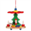 CHRISTIAN ULBRICHT ornament - colorful pyramid with santa