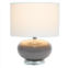 Elegant Designs 15.25modern ceramic egg standard bedside living room entryway table lamp