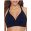 Miss Mandalay womens icon wire-free halter bikini top in black